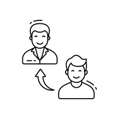 Referral  vector icon