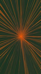 Obraz premium Dynamic Abstract Graphic Design with Striking Orange Lines on Dark Background