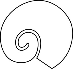 Seashells beach icon mollusk shells customizable thin line contour symbols. Various sea shells black isolated on transparent background. Perfect for invitations greeting cards.