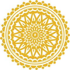 Beautiful flower art and mandala vector design