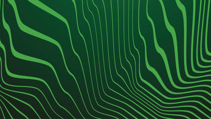 Dark green gradient with stripes line abstract background for backdrop or presentation