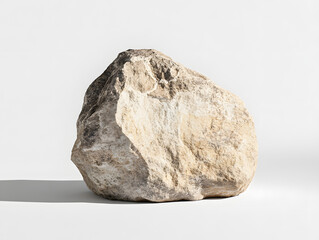 Fototapeta premium stone isolated on white