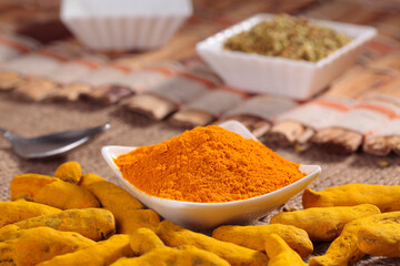 Turmeric Powder
Turmeric powder is made from the dried rhizomes of the Curcuma longa plant and is known for its bright yellow color and earthy, slightly bitter flavor.