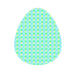 Hand drawn easter eggs with decoration. Doodle vector