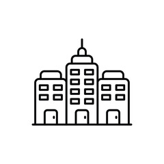 Residential Buildings vector icon