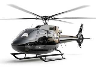 helicopter in action