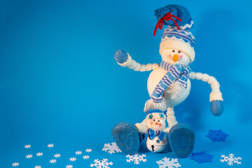 New Year backgrounds. Christmas ornaments and decorations. New Year symbols. Santa Claus. Snowman. Winter fairy tale backgrounds. Elegant holiday tree.