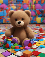 teddy bear, Teddy Bear Day, cute, plush, soft toy, cuddly, adorable, gift, celebration, love, childhood, friendship, happiness, cozy, stuffed animal, kids, joy, comfort, holiday, heartwarming, sweet, 