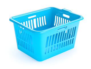 empty shopping basket isolated