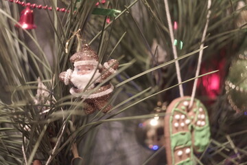 New Year's Holidays. New Year decorations. Holiday decor.