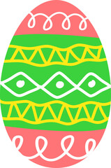 Cute painted eggs for Easter