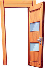 Cartoon Open Door