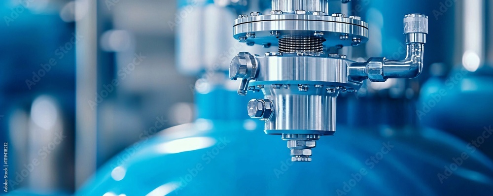Poster image showcasing the versatility of multi-layer coatings on industrial pipelines in a processing pla