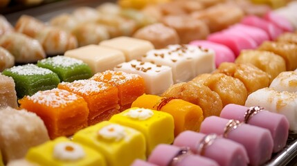 Assortment of Colorful Delectable Treats