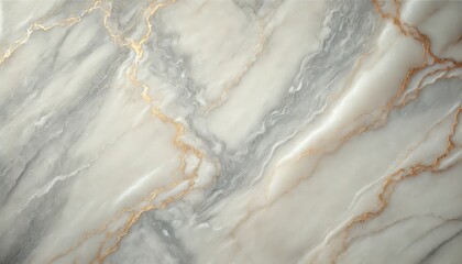 Naklejka premium Neutral Marble Texture with Golden Veins and Subtle Elegance - made with Generative AI