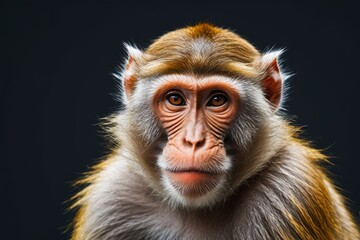 Obraz premium arafed monkey with a long hair and a very large nose