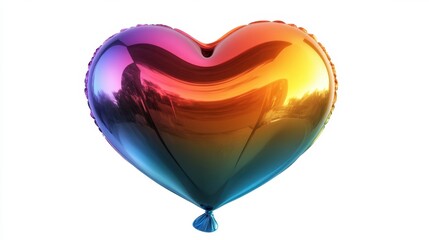 The Heart-Shaped Colorful Balloon