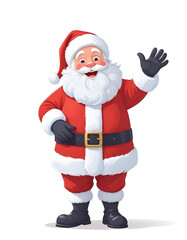 Fototapeta premium Santa claus character illustration