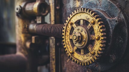 imagine prompt: A close-up of a machine part in a minimalist aesthetic, emphasizing textures and materials, set against a plain backdrop to draw attention to the details -