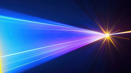 The radiance of a dazzling laser beam