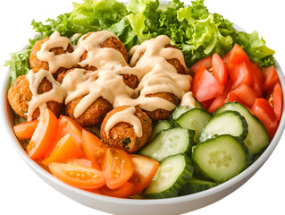 salad with vegetables