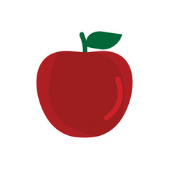 apple icon illustration flat