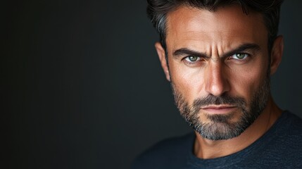 Naklejka premium The Intense Man Portrait