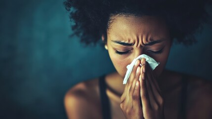 The Woman with Tissue