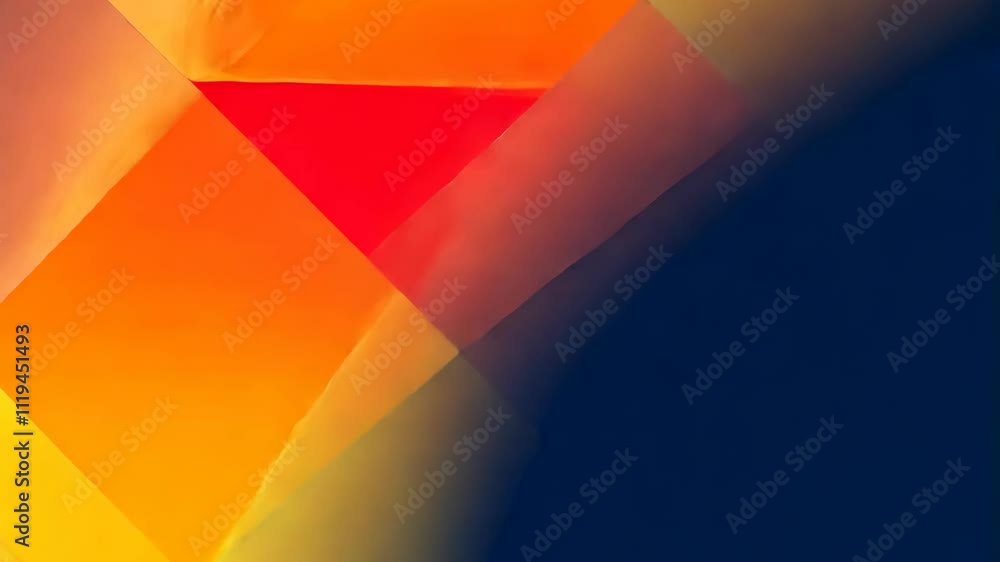 Poster vibrant geometric shapes in bold colors create an abstract pattern for creative inspiration and desi
