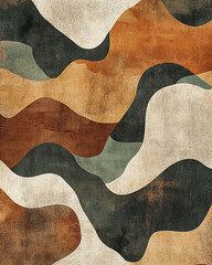 Marble camouflage texture pattern Abstract modern  ornament for fabric and fashion textile print earthy tones 