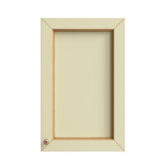 kitchen cabinets, upper kitchen facade, 3d render of a beige facade , doors for kitchen cabinets, classic kitchen facade