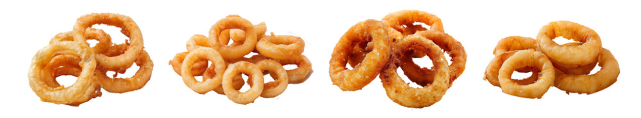 Crispy Golden Pretzels Set Isolated Transparent Background PNG Image