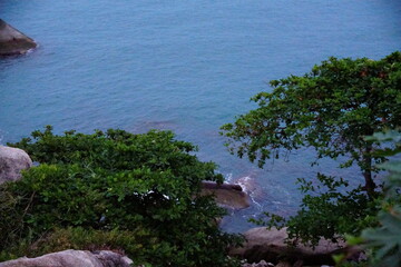view of the sea at Samui island