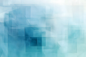 Geometric abstract design background with blue and transparency