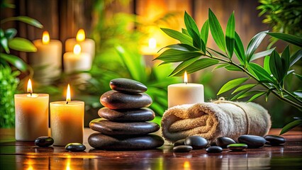 Tranquil Stone Massage Spa Experience with Warm Stones, Relaxation, Aromatherapy, and Serene Atmosphere for Wellness and Rejuvenation