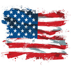 American Flag with a Contemporary Artistic Twist