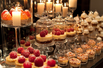 a beautifully arranged dessert platter featur