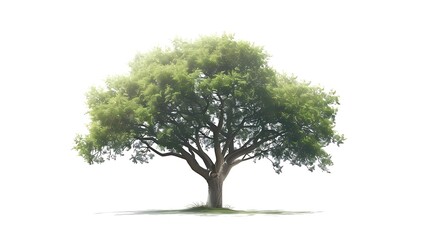 tree isolated on white