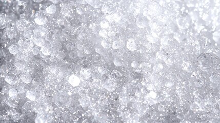 Obraz premium Background image of snow diamond dust glistening in the morning sun. Hyper-realistic, Photorealistic photograph, Ultra-high-definition, Ultra-high-quality, 8K.