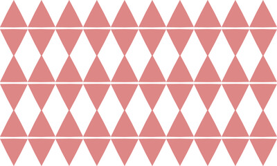 Two tone pink and white seamless triangle diamond geometric pattern repeat style, replete image design for fabric printing