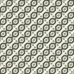 Geometric seamless patterns. Abstract geometric hexagonal graphic design fabric pattern. Seamless geometric cubes pattern.