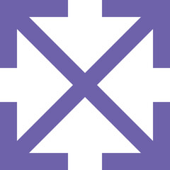 Fototapeta premium Arrow All icon design logo