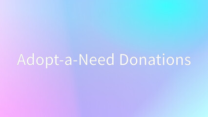 Adopt-a-Need Donations のグラデーション背景イラスト