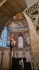 Fototapeta premium Le chœur de la cathédrale Notre-Dame-de-l'Assomption de Lescar 