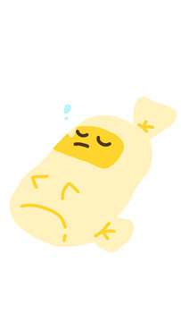 pocong inspiration cute local pillow ghost expression