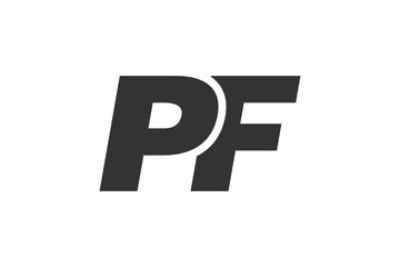 PF Techno Editable Font Logo For Corporate Branding. Bold, Futuristic Design With Unique Typographic Ideas. Minimal Custom Type And Dynamic Letter