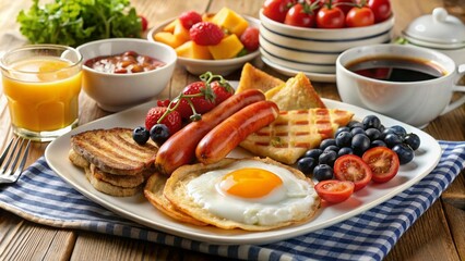 Full American breakfast