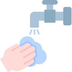 Obraz premium Hand Washing Icon