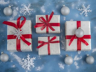 Festive gift boxes