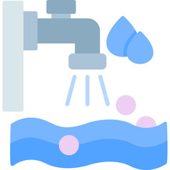 Fototapeta premium Water Demand Icon